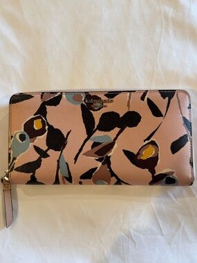 Kate Spade Cameron Paper Rose Large Continental Wallet